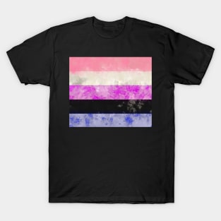 Genderfluid Pride Flag - Water color T-Shirt